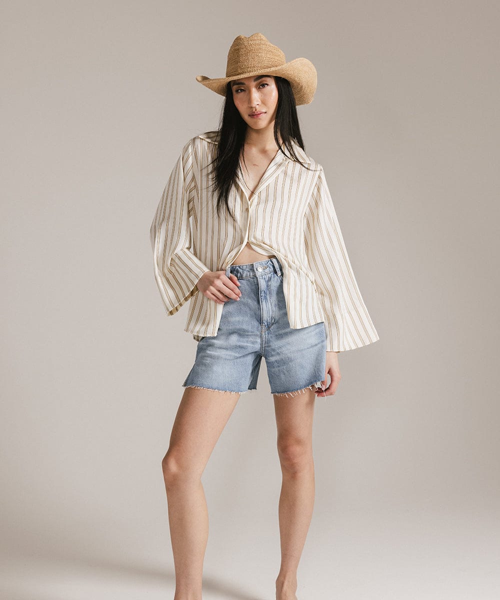 Fable Packable Raffia Cowboy Hat