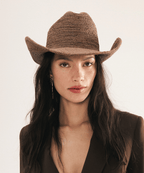 Fable Packable Raffia Cowboy Hat